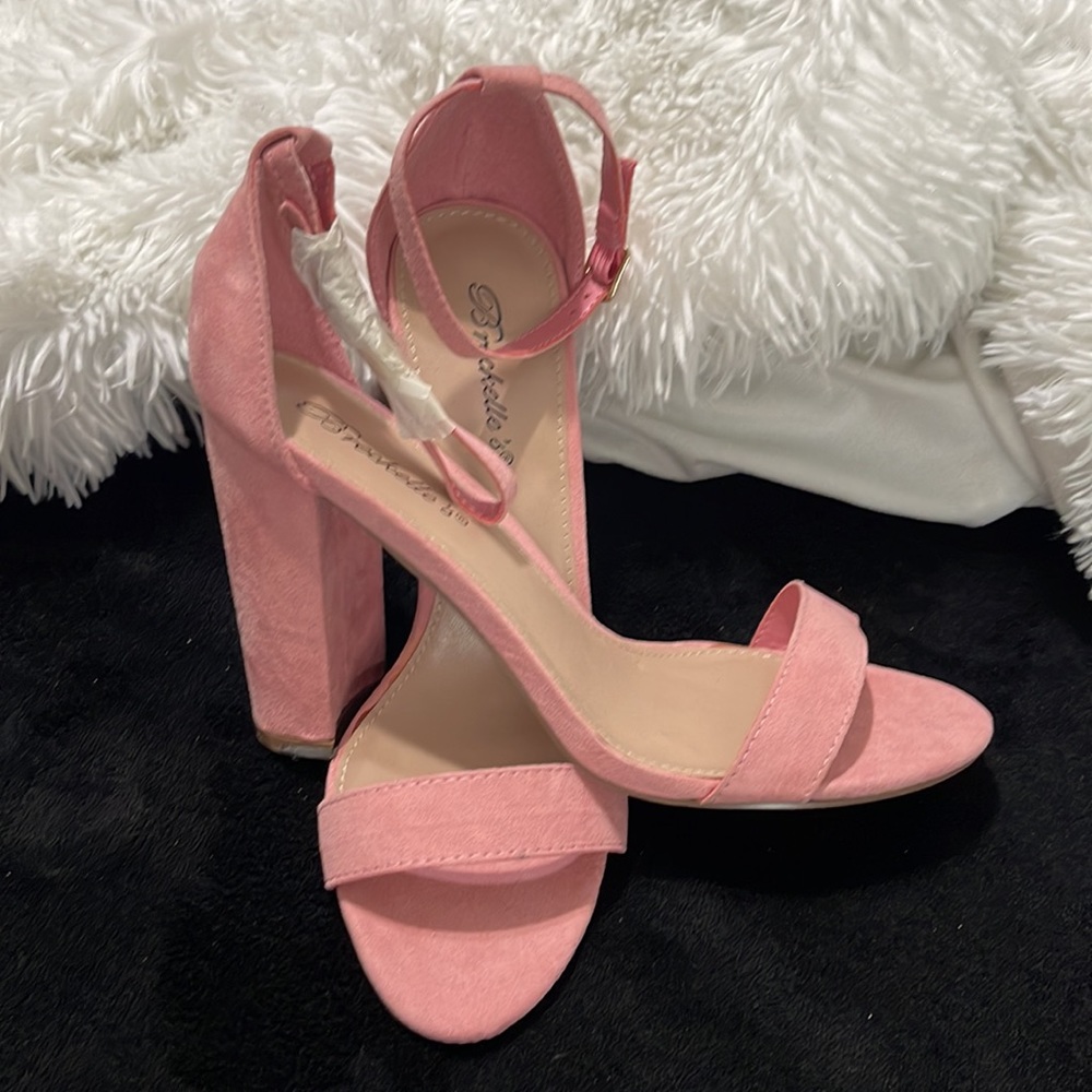 Baby pink heels